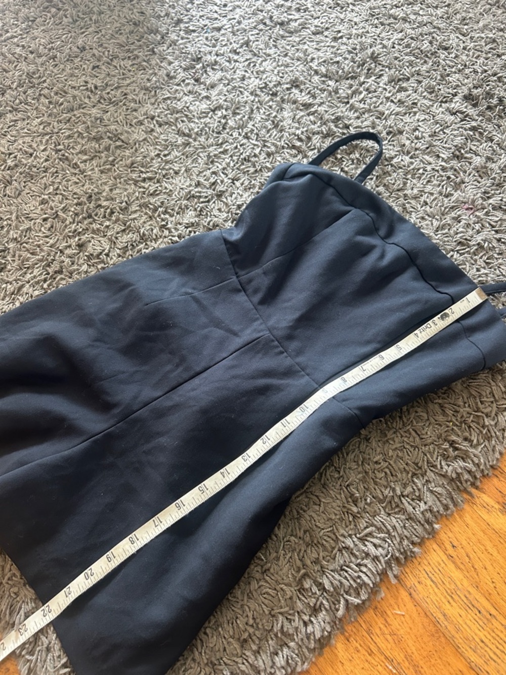 Abercrombie & Fitch Micro Short Tailored Romper Spaghetti Straps Black XS - Picture 14 of 16